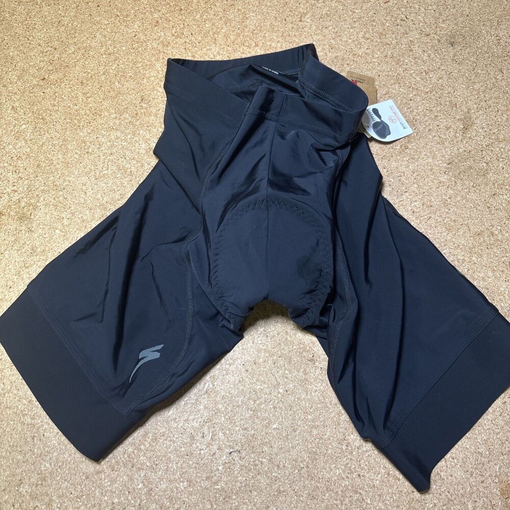 Specialized Men’s RBX Padded Black Cycling Shorts Large NWT E2